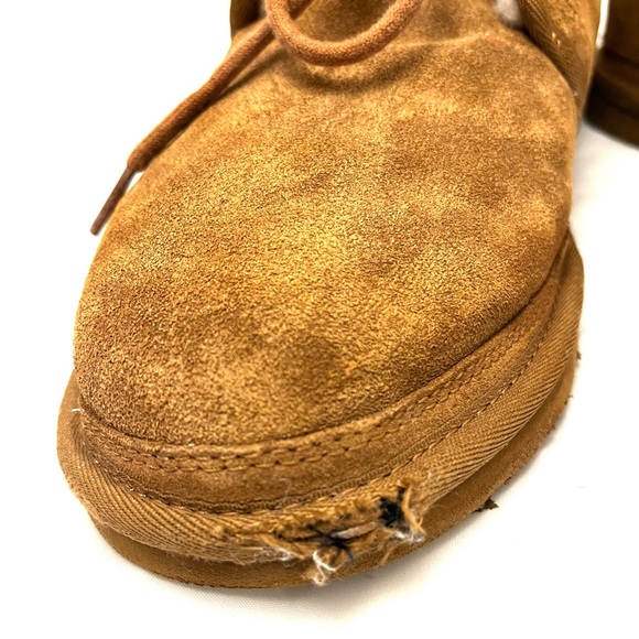 Ugg Men’s Neumel Chukka Chestnut Boots sz 12 flawed - Picture 2 of 16